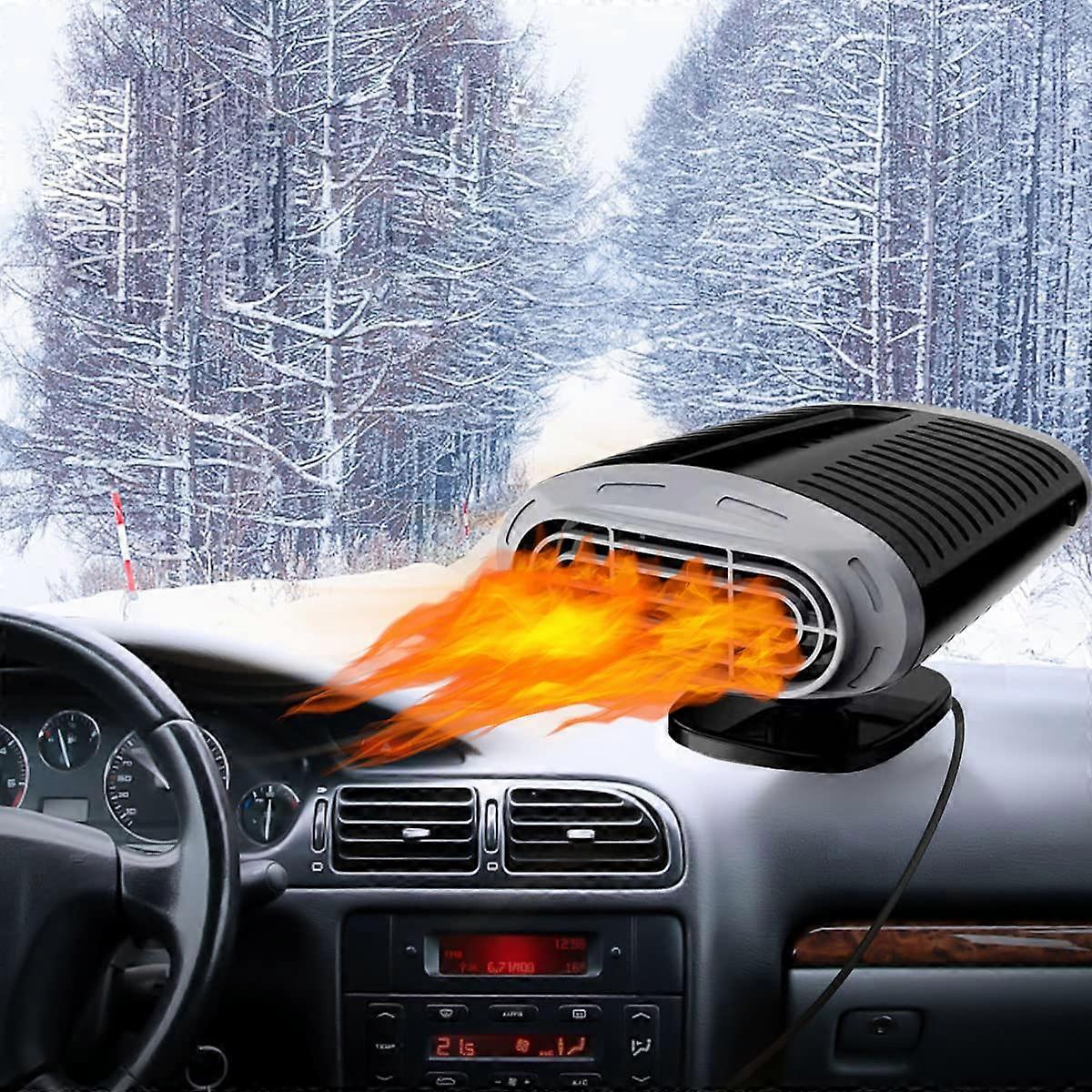 Car Heater Fan.12V 150W 360 Rotatable Portable Fan 2 In 1 Fast Heater & Cooler