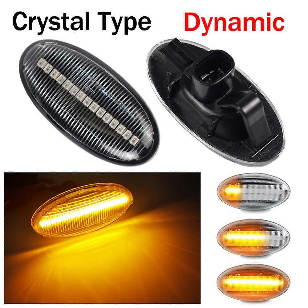 2 Pieces LED Dynamic Turn Signal Side Marker car light Sequential Blinker car light For Mazda 2 For Mazda 3 5 6 BT-50 MPV