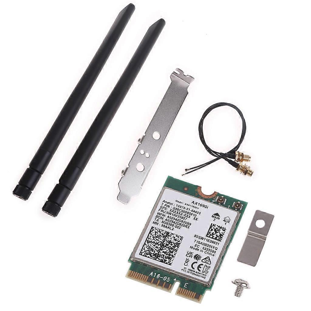 AX1690i Tri Band WiFi 6E Scheda 802.11ax Adattatore Wireless M.2 2230 AX411
