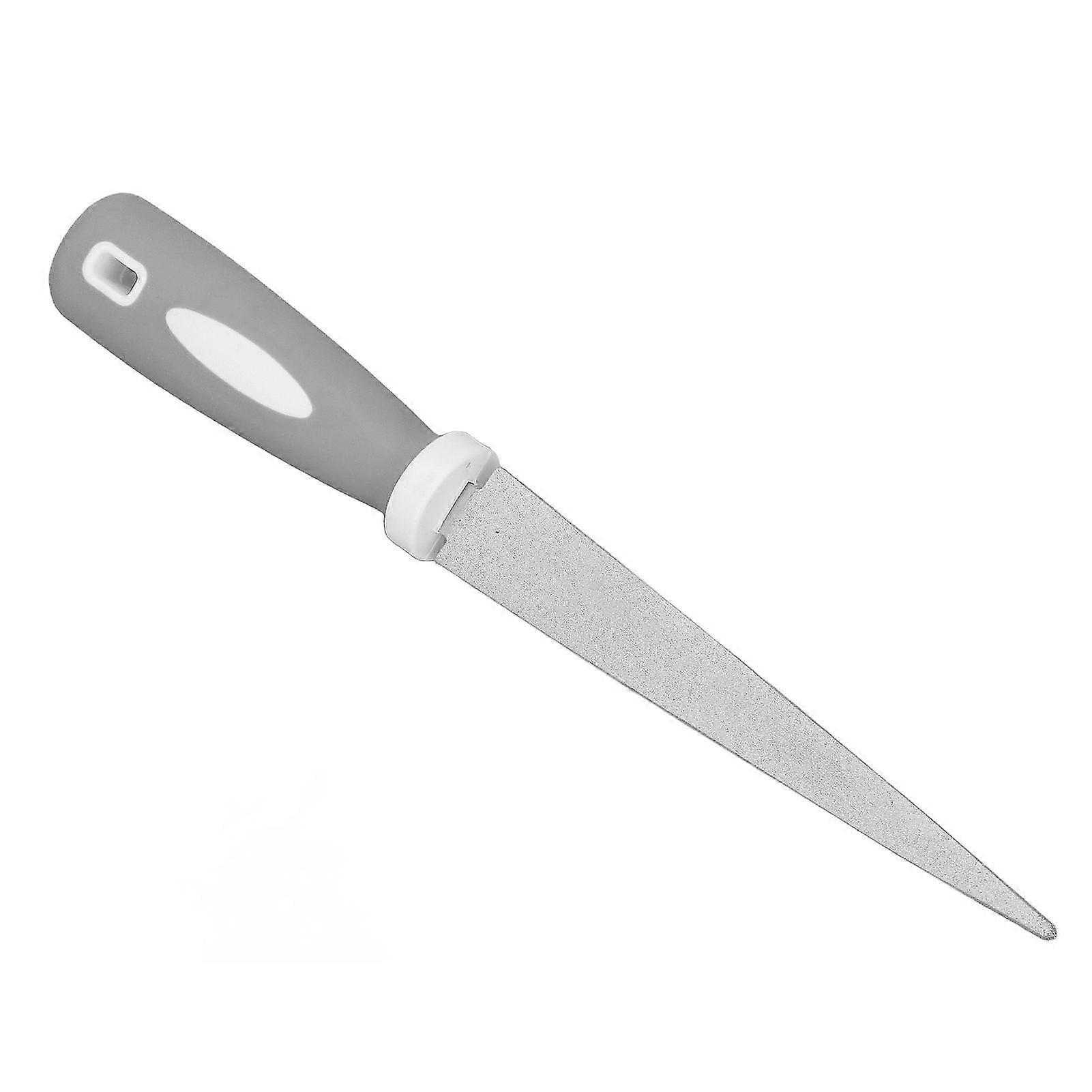 Knife Sharpener Rod 2 Sided Steel for Fast Honing in Home Kitchen and Restaurant Use