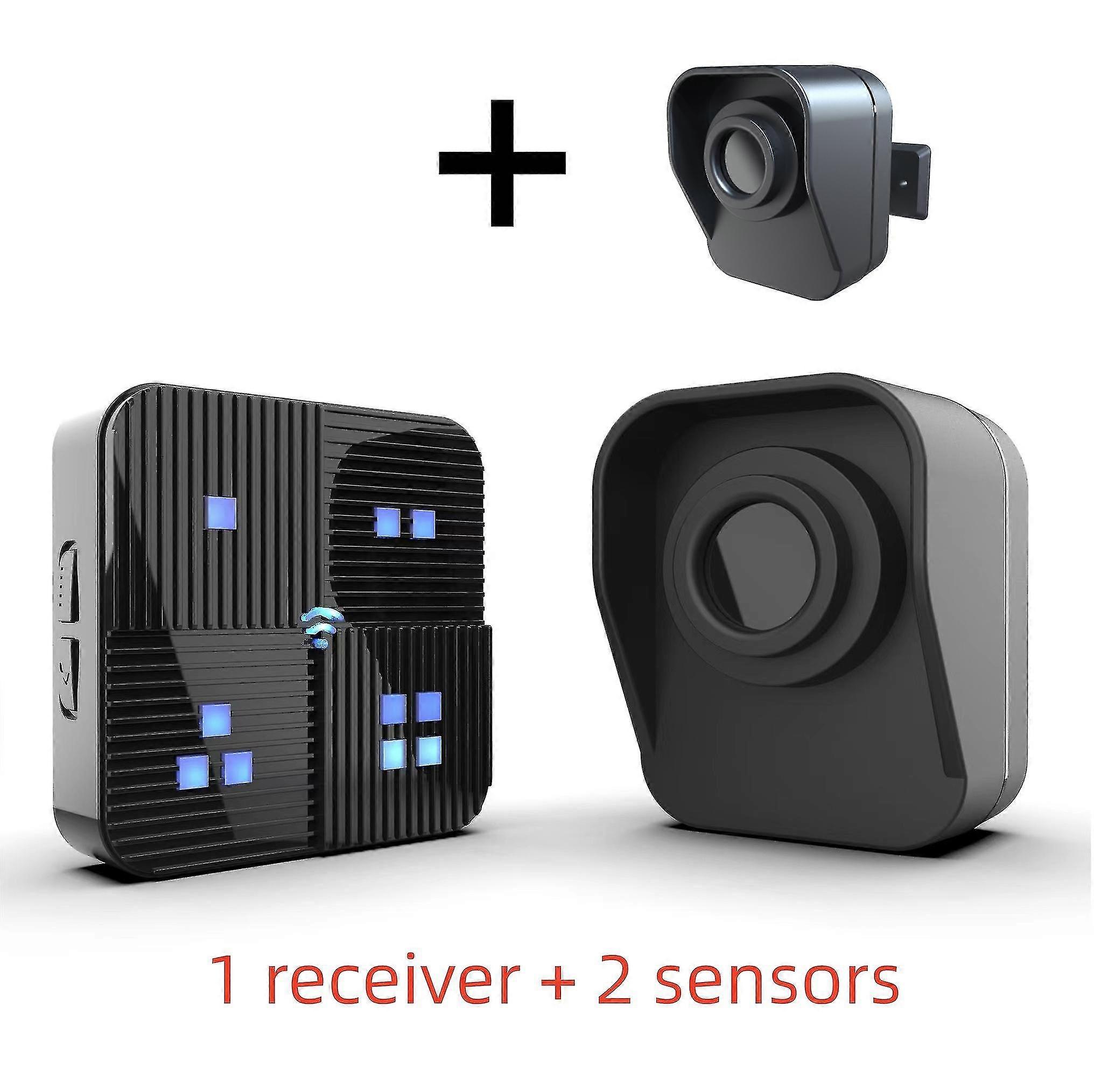 Driveway Alarm with 800m Long Range, Wireless Motion Sensor for Outdoor/Indoor Security