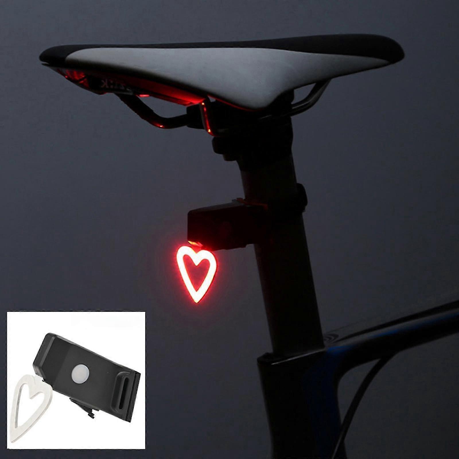 Superkirkas LED-pyörän valo, etu- ja takavalo, takavalo maantiepyörään, maastopyöräilyyn ja pyöräilyyn - Bone
