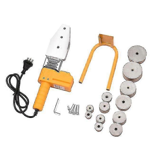 Plastic Pipe Welding Machine 0-320 Adjustable Socket Fusion Welder With 2 Heat Dissipation 6 Die He