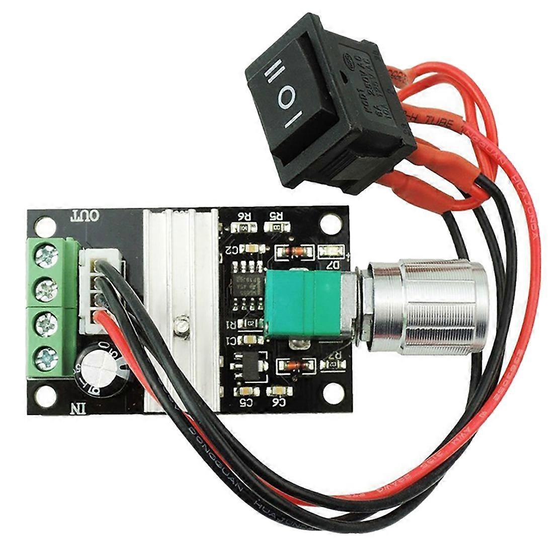 DC motor fordulatszám-szabályozó PWM 6V12V24V
