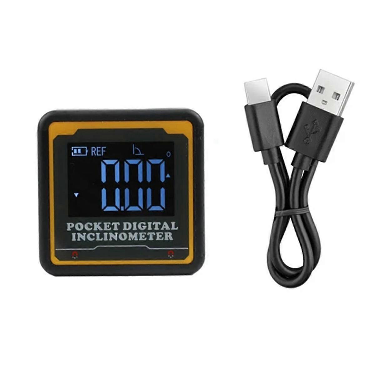 Digital Angle Gauge Magnetic Protractor Inclinometer Level Angle Finder Angle Level Box
