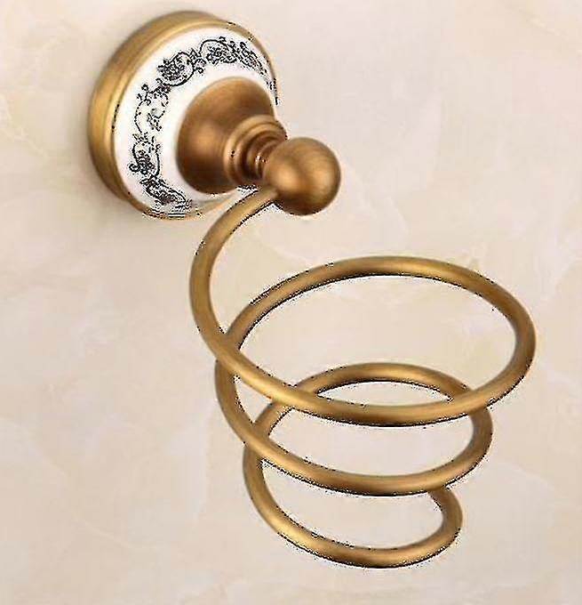 Bronz Baroom Accesorii Hardware Set Antic Uscător de păr Rack