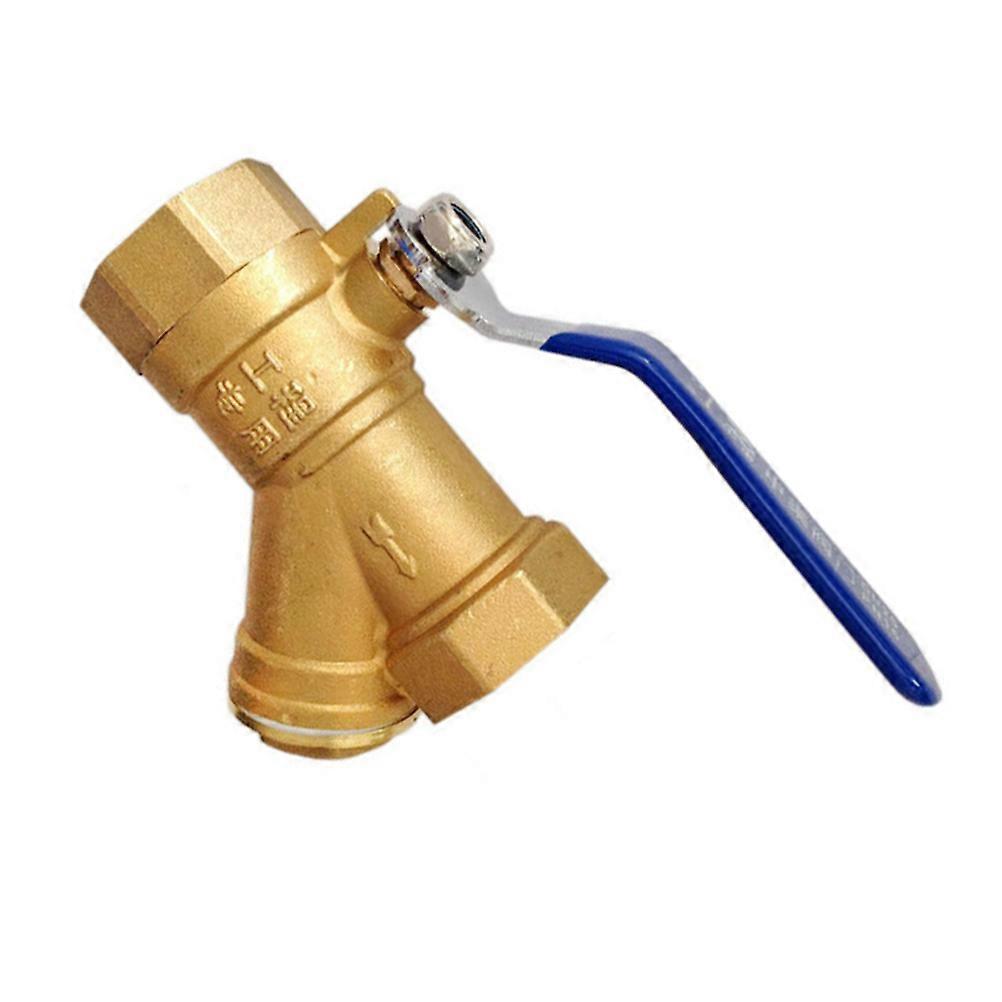 Y Type Brass Strainer Filter Ball Connector 1 Inch DN25 Female Thread ...