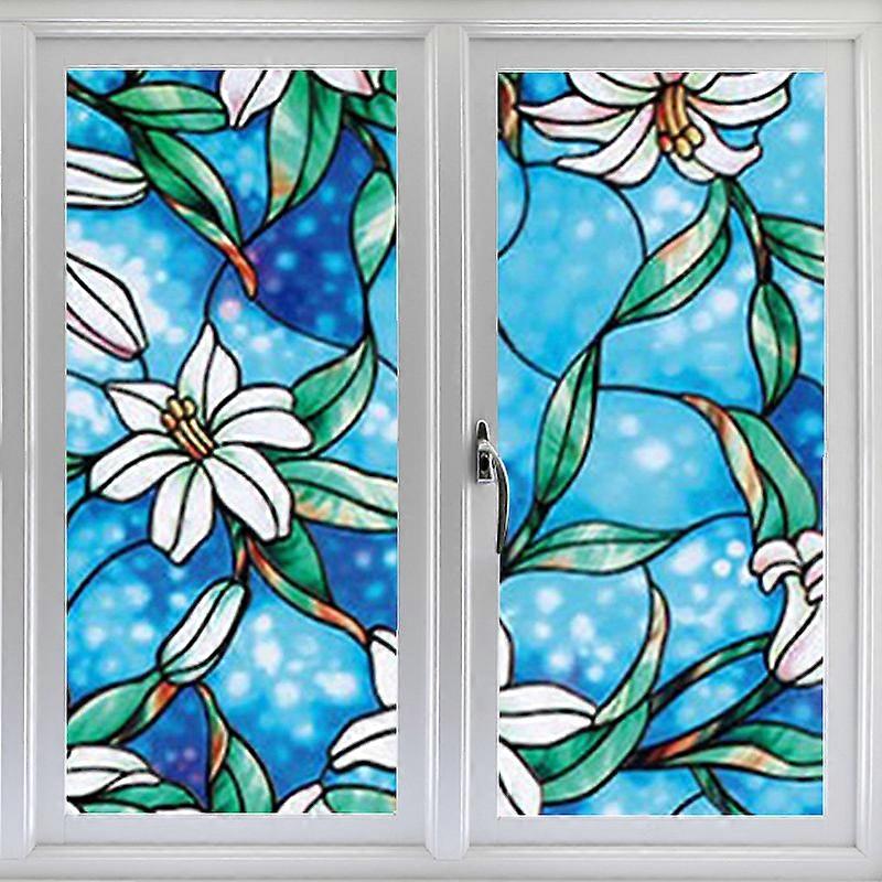 Decorative window film anti-collision window stickers door and window static stickers suitable for kitchen dining room bedroom