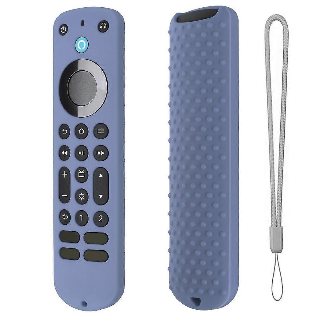 Silicone Sleeve Case-Shell Anti-slip Cover for Alexa Voice Remote Impact-proof
