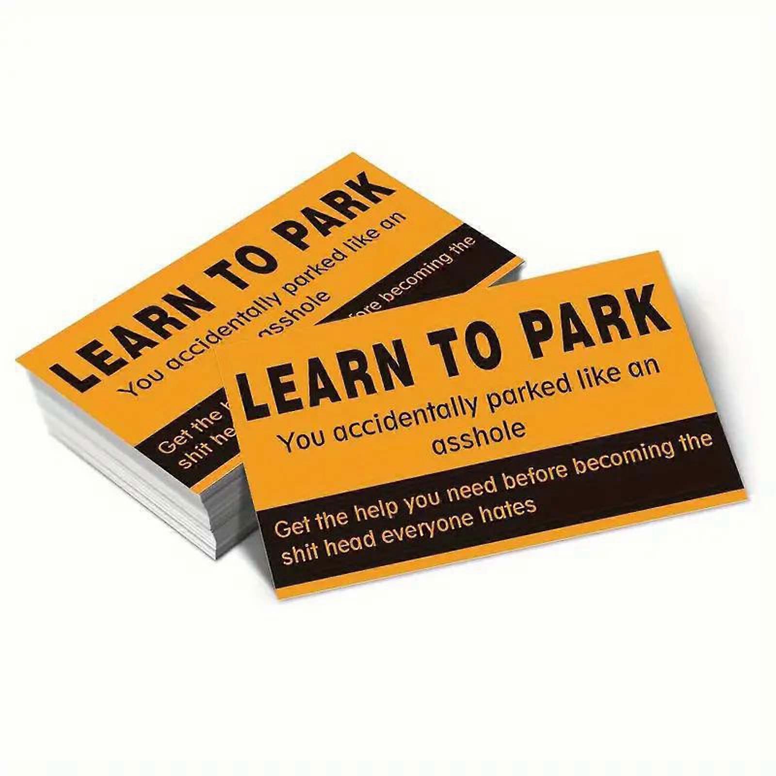 50PCS Parking Violation Cards – Funny Prank Set for Adults, Multiple Violation Parking Cards