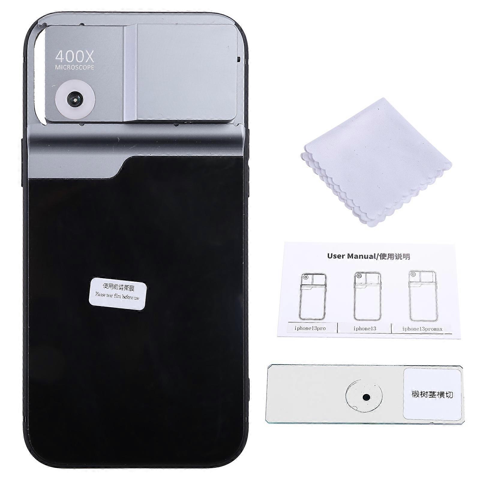 400X Optical Lens Smartphone Microscope for Microworld Kids High Definition