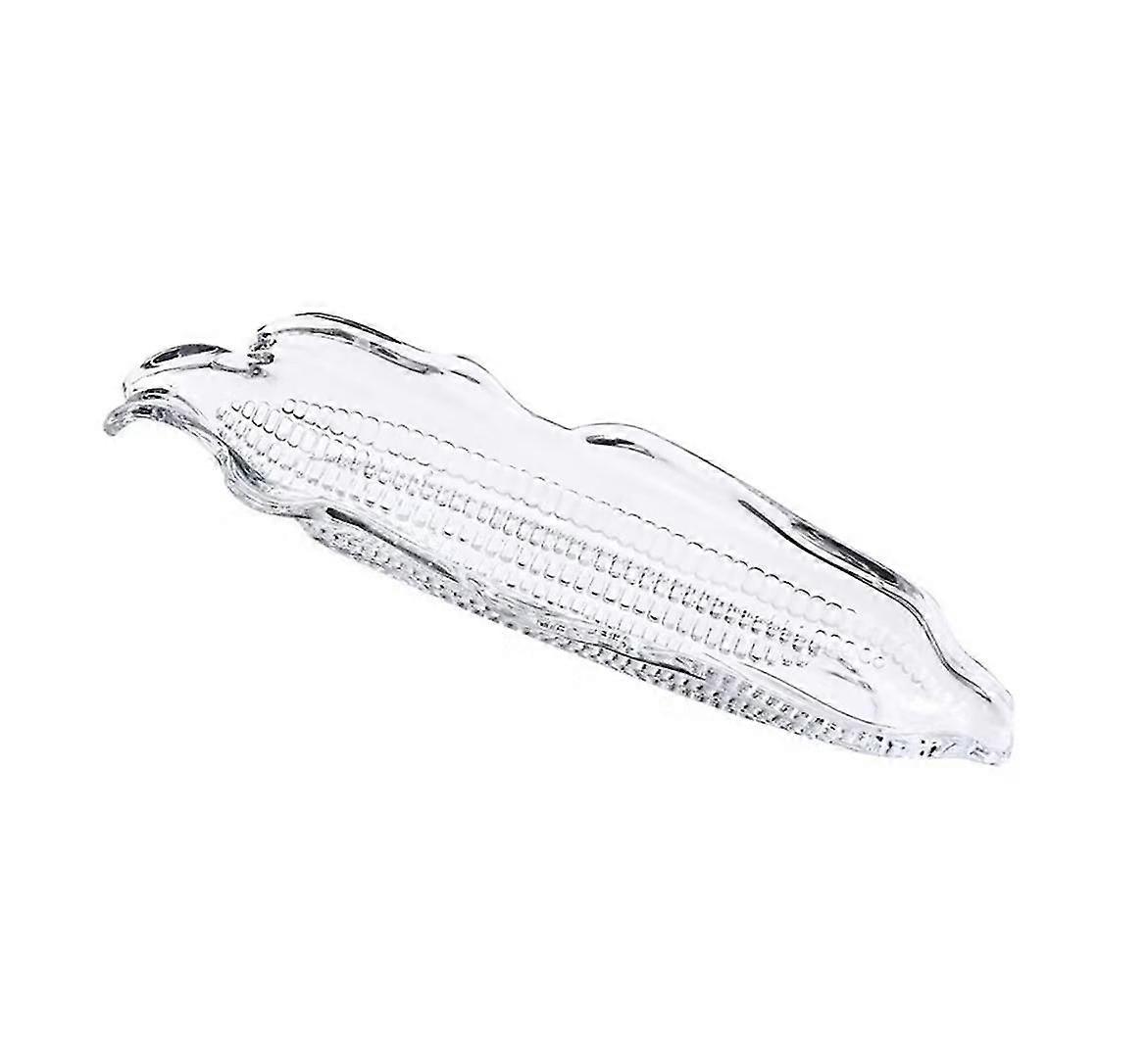 Corn Trays Plastic Corn Dishes Corn Holders Cob Dinnerware For Sweet Butter Corn(1pc, Transparent)