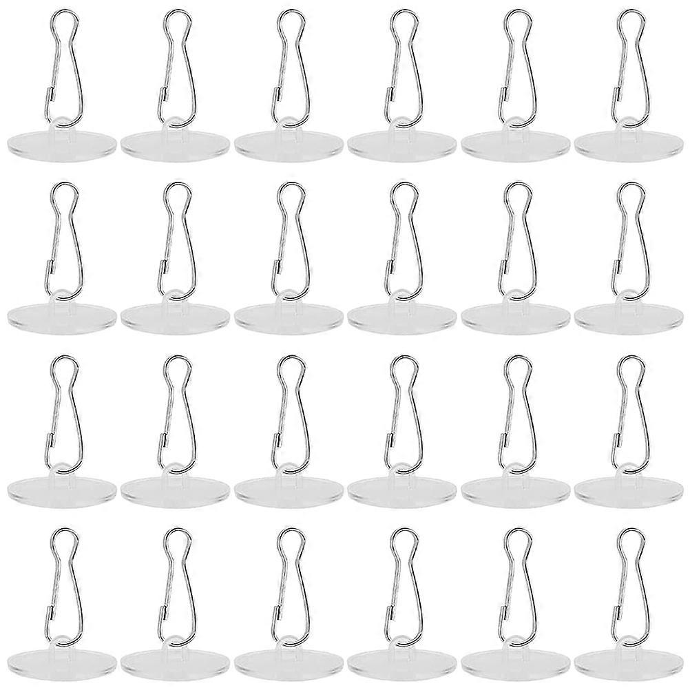 30 Sets Adhesive Ceiling Hook No Drill Ceiling Hook Wall Decoration Hanger