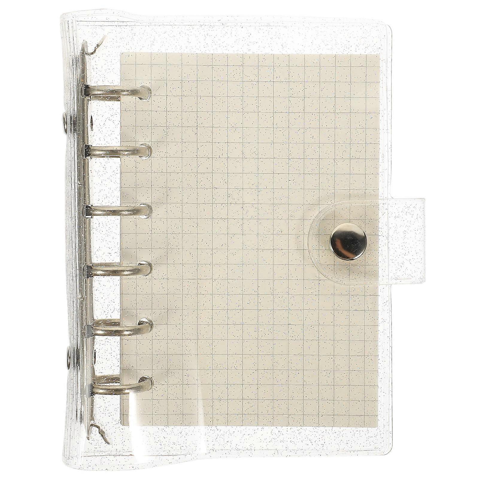 1 Set of Loose-leaf Notebook Waterproof Binder 6-Rings Binder Notebook Novelty Writing Notepad