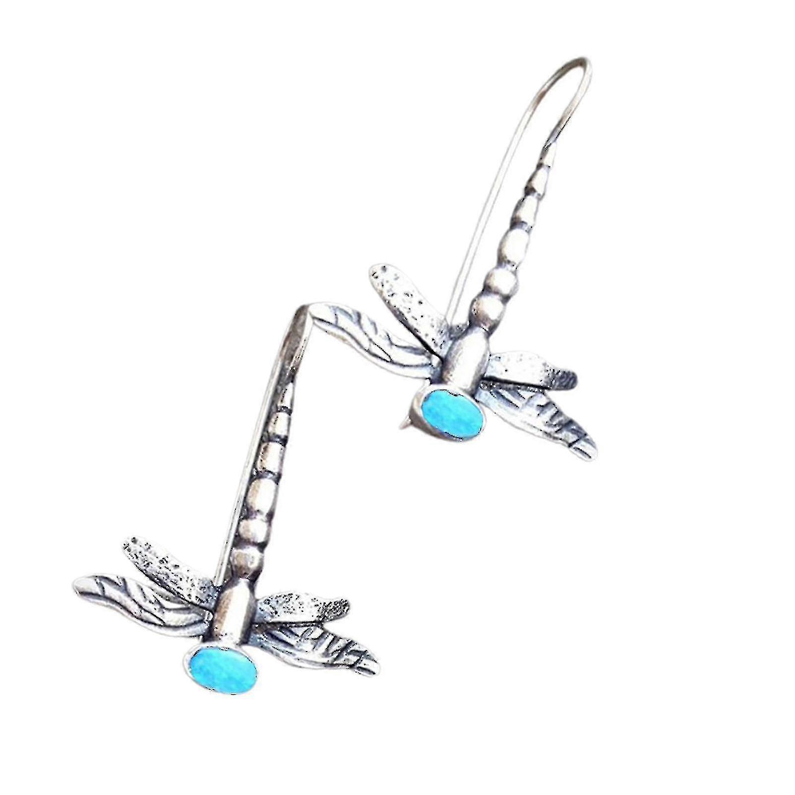 Dragonfly rhinestone earring jewelry for weddings