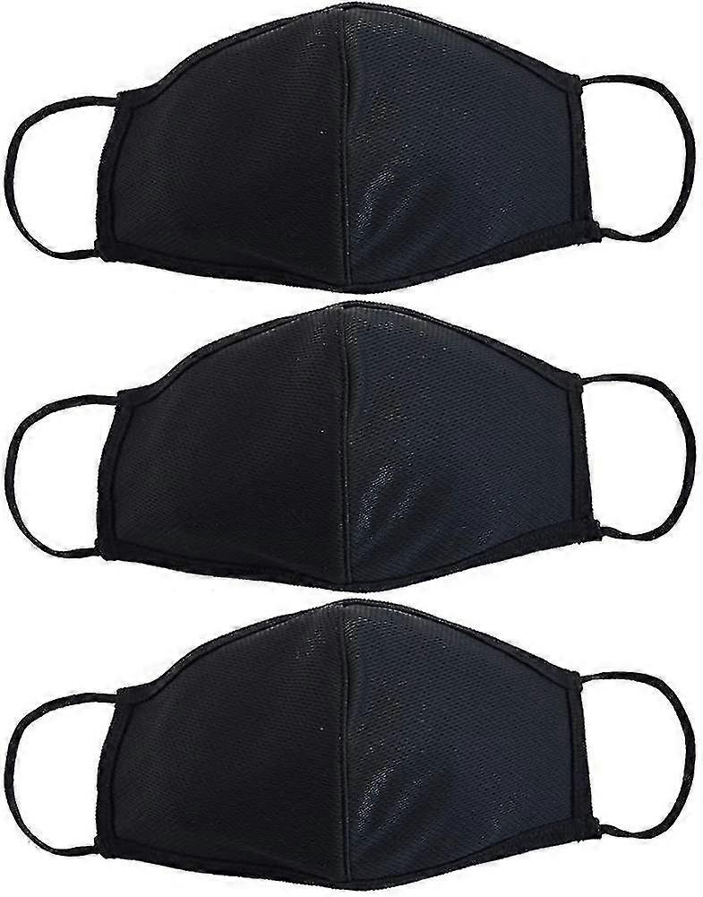 複数のサイズで利用可能な3層再利用可能なフェイスマスク - 通気性のある快適さ。安全マスク。フー