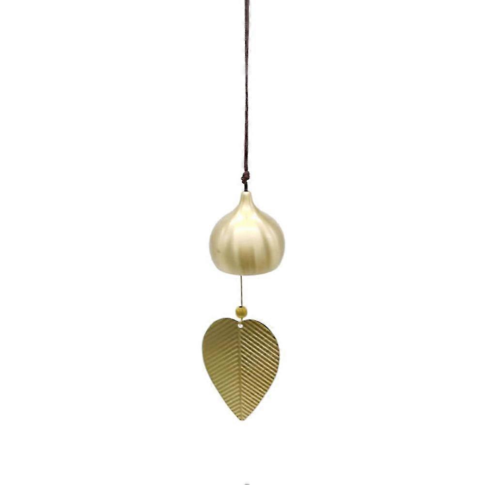 Carved Copper Windchimes Metal Bell Pendant Simple Windchimes Hanging Ornament Personalized Windchimes Decoration