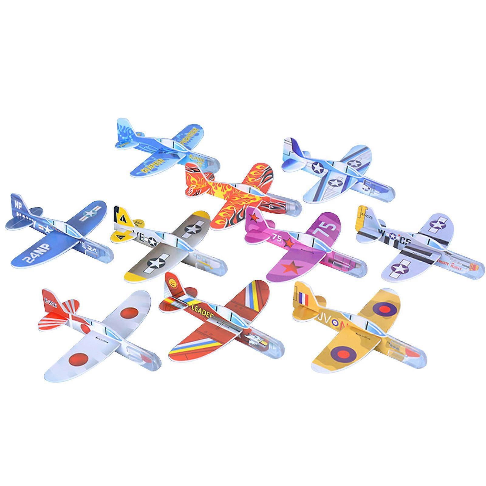 Brinquedos + Avião, Espuma Planeliders, Hand Throwing Planes 10Pack (10packliders)