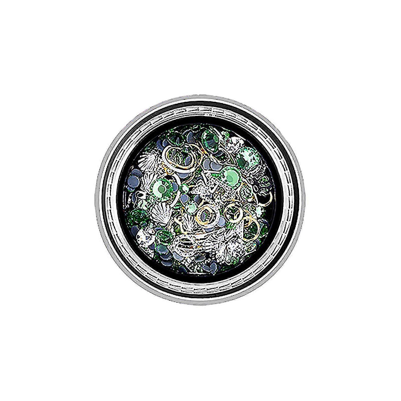 Colorful Flat Bottom Diamond Crysmeblack Box Mixed Nail Drill