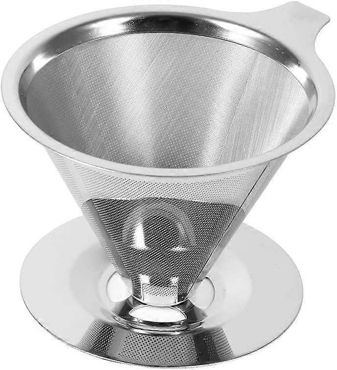 Stainless Steel Coffee Filter Reusable Serve Coffee Maker for Home Office Use