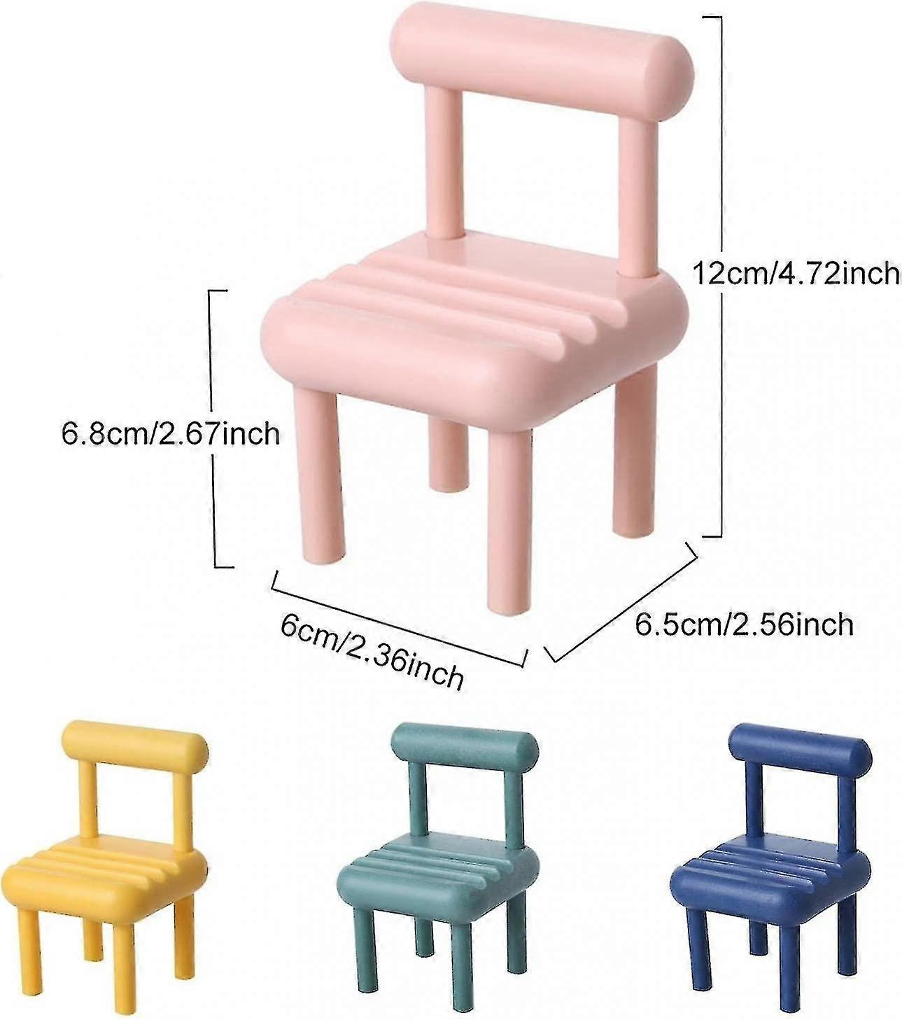 Cell Phone Stand For Desk Adjustable Desktop Phone Holder Cute Decorative Desktop Phone Holder Mini Chair Shape Foldable Universal Lazy Stand Co