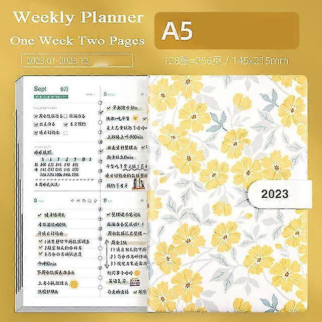 2023 A5 Plr Izer Diary Journal Weekly Pad Sry Sketcok