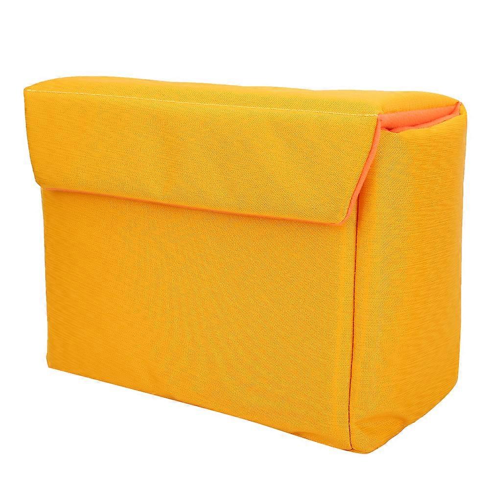 Thickened Waterproof Shockproof DSLR Camera Lens Insert Bag Padded Partition Case (Yellow)