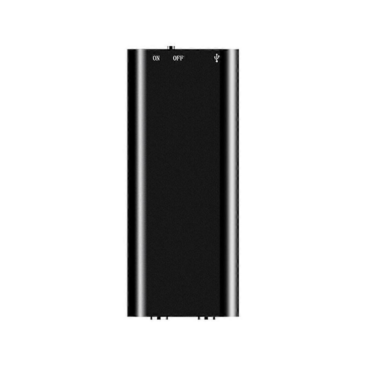 Ultra-Thin Voice Recorder Digtal Sound Activated Dictaphone Noise Reduce Record Encrypt Documen MP3 Player Style:8G