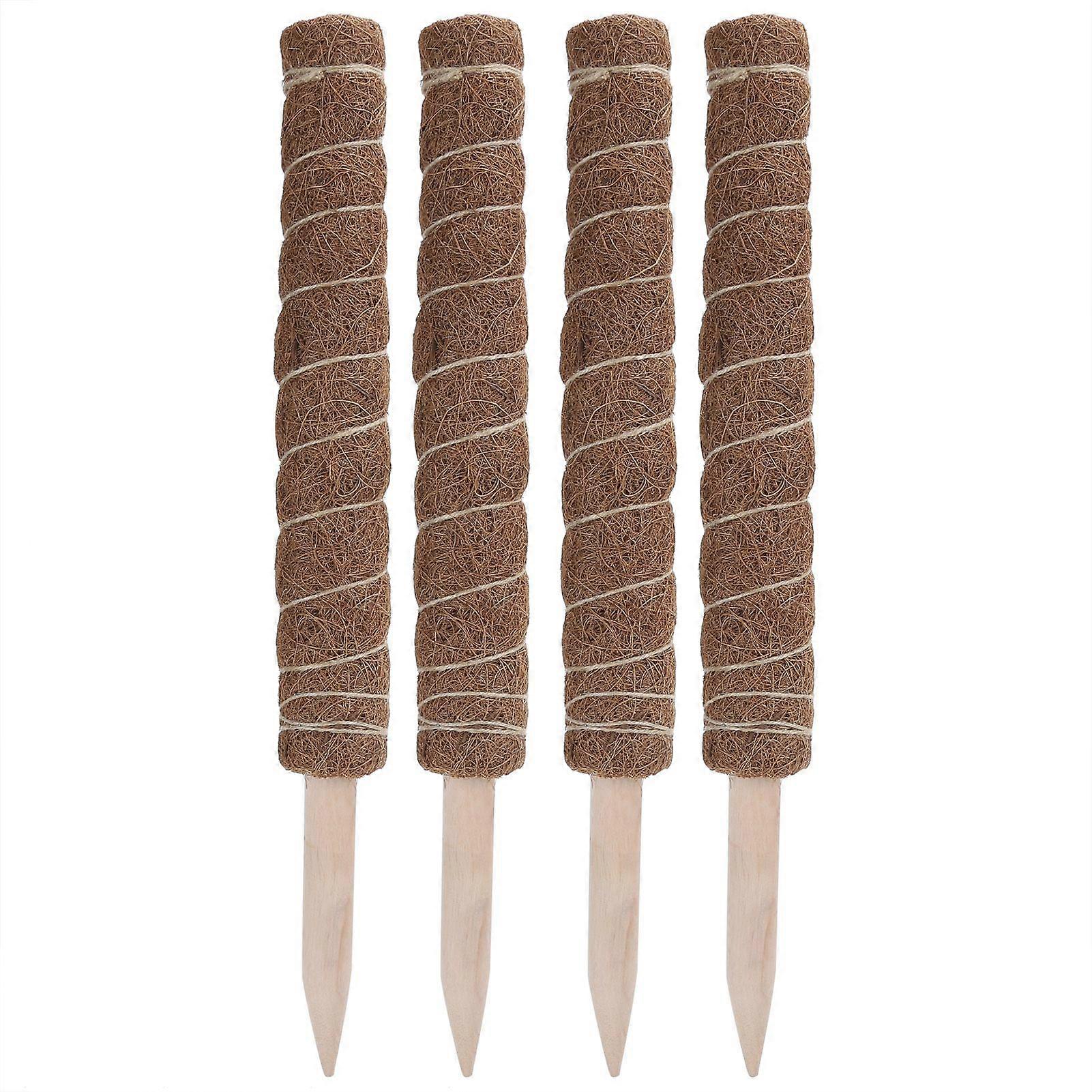 4 PZ Cocco Totem Pole Moss Stick Pianta Arrampicata Supporto per Estensione di Supporto Piante Da Interno