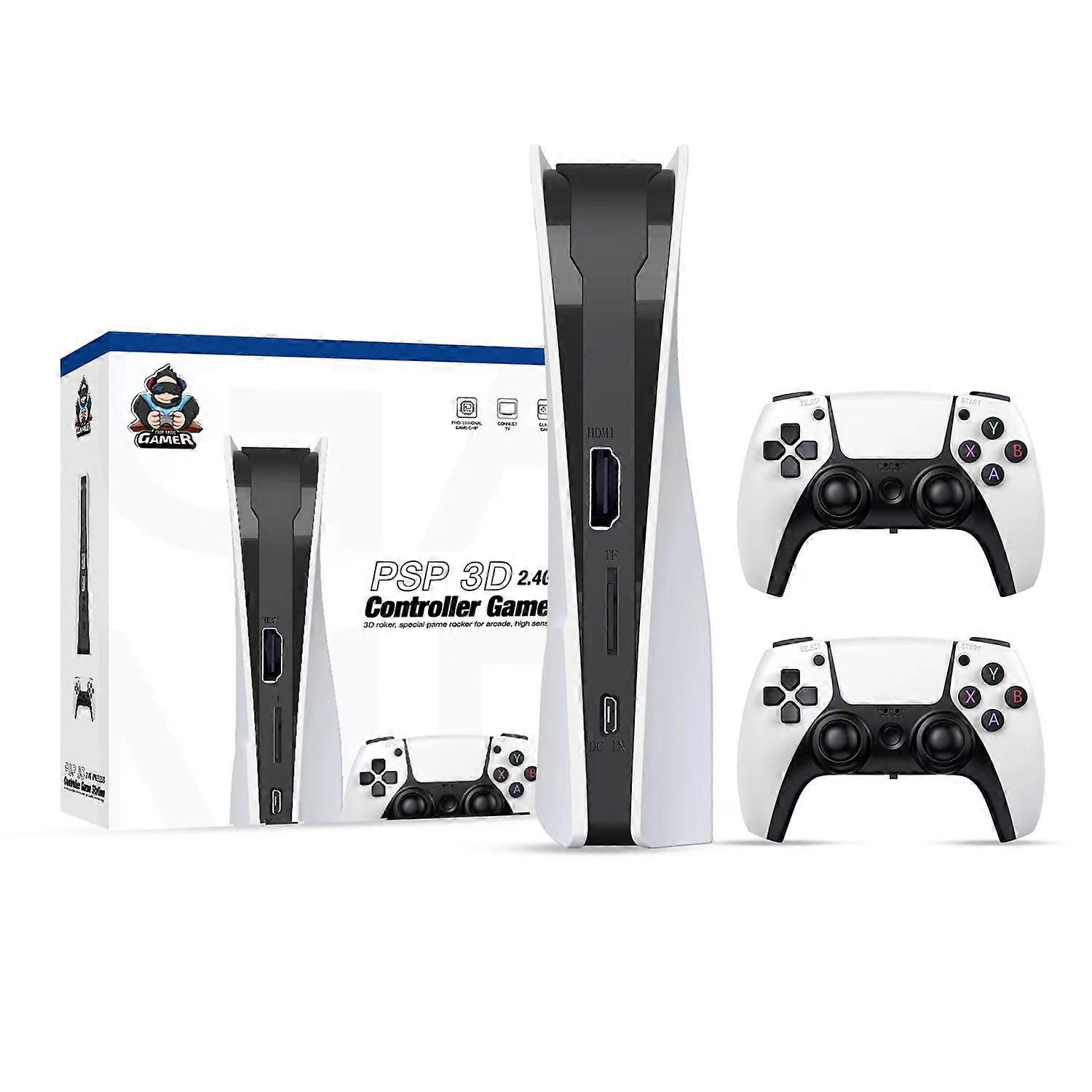 Type A Q10 2.4G Wireless HD Video Game Console 128Glug andlay Game Station with 2 Gamepads