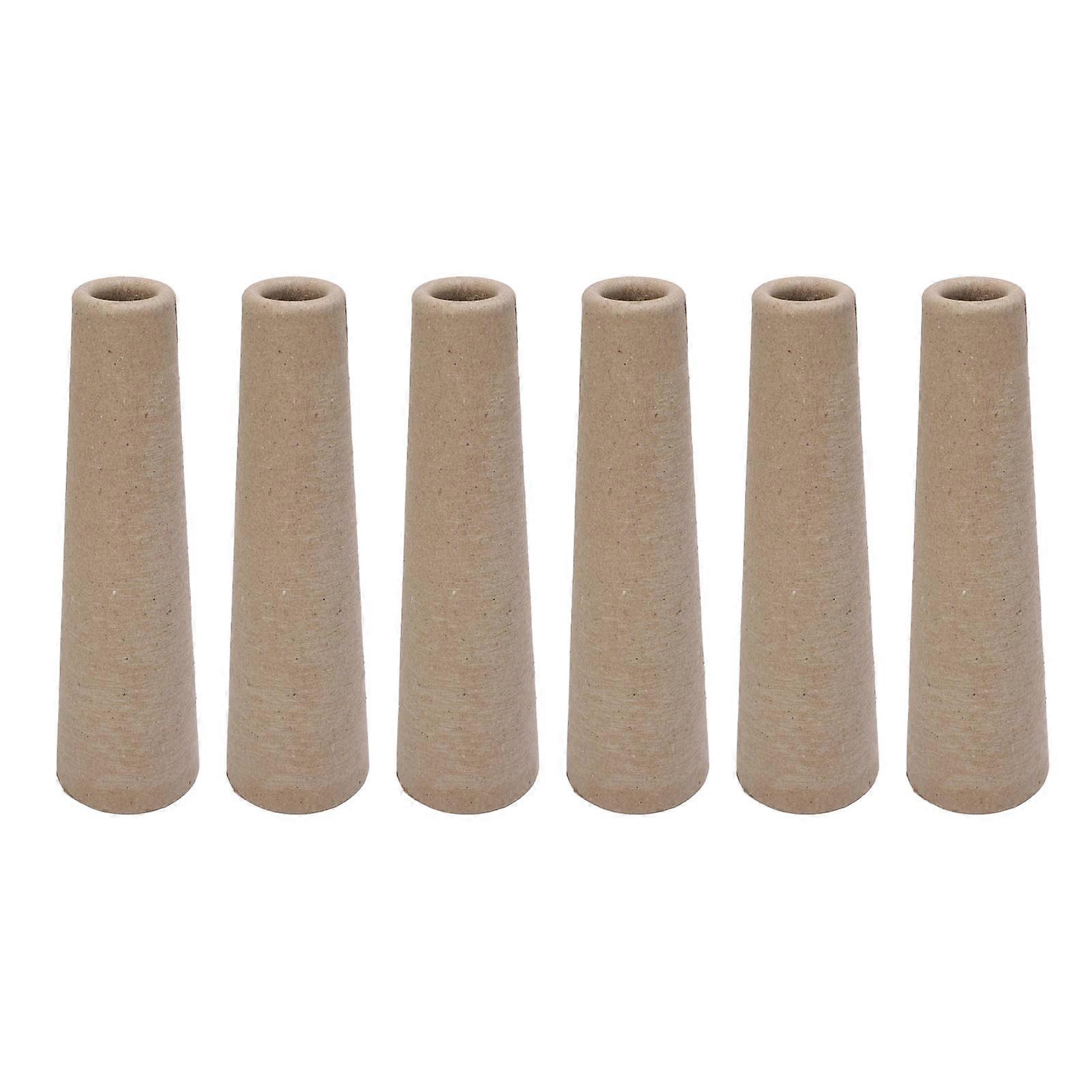6PCS Multifunctional Paper Yarn Winding Tubes for Wool Crafting