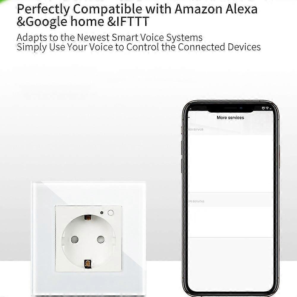 Wall Socket Smart Socket Wifi Phone Remote Remote Wall Plug Suitable For European Standard Plugs