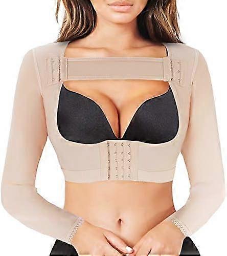 Women's Post-Surgical Compression Sleeves & Upper Arm Shaper, Plus Size Slimmer Tops Posture Corrector Vest Shapewear