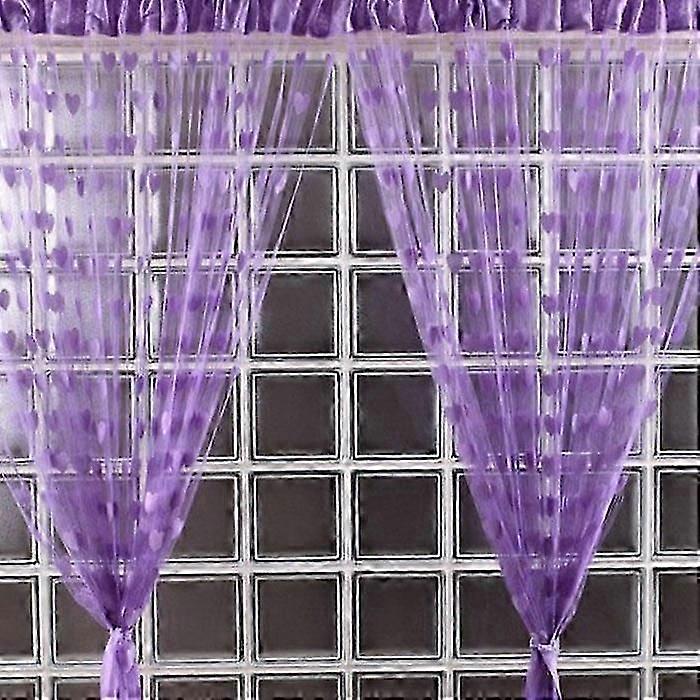Cute Heart Line Tassel String Door Curtain Window Room Curtain Valance