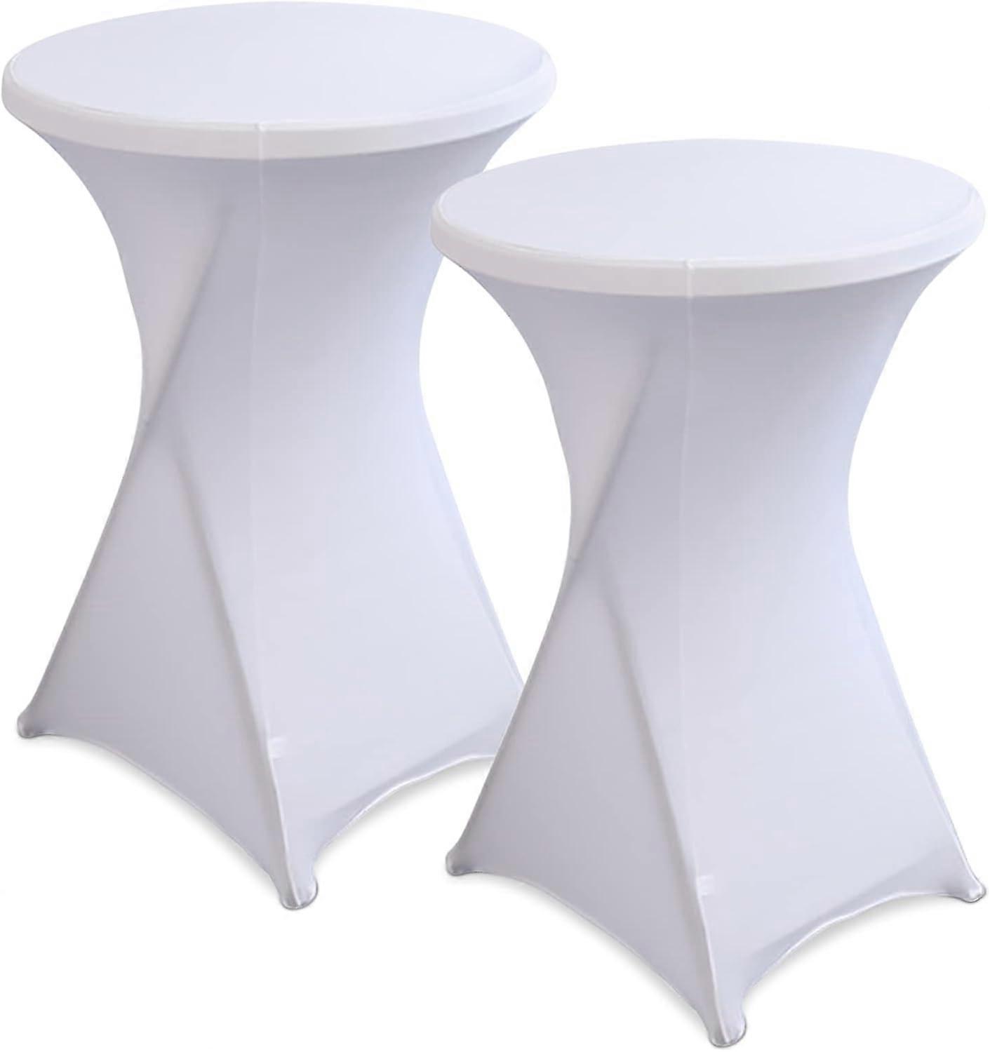 2-Piece Washable Polyester Tablecloth for Bar, Wedding, or Banquet Tables