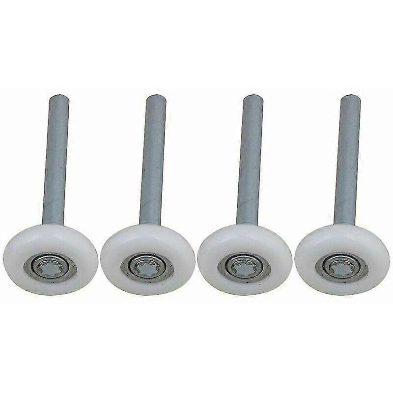 4 roulements à billes de porte de garage en nylon avec arbre de 115 mm