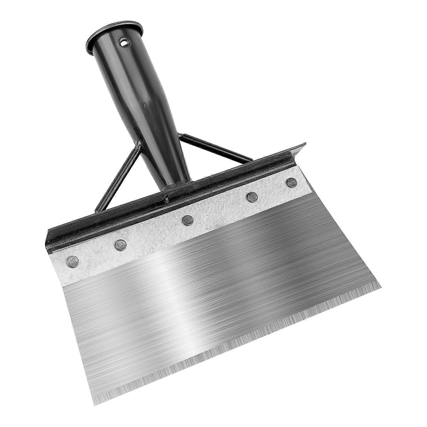 Multi-Purpose Garden Cleaning Shovel, 21 cm Square Manganese Steel Weeding Tool for Removing Weeds Without Handle