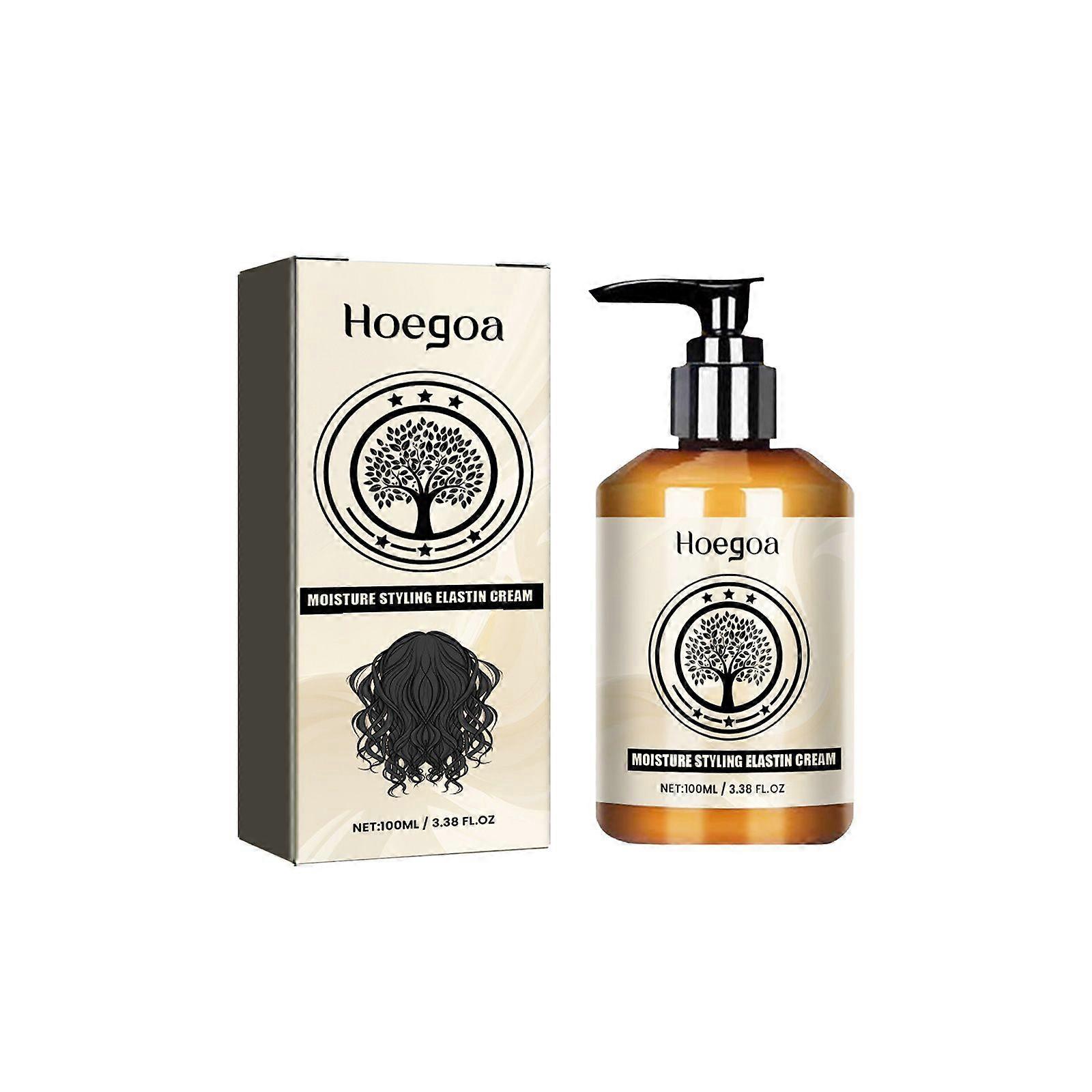 Moisturizing Elastin Curl Cream for Long-Lasting Shine & Voluminous, 100ml