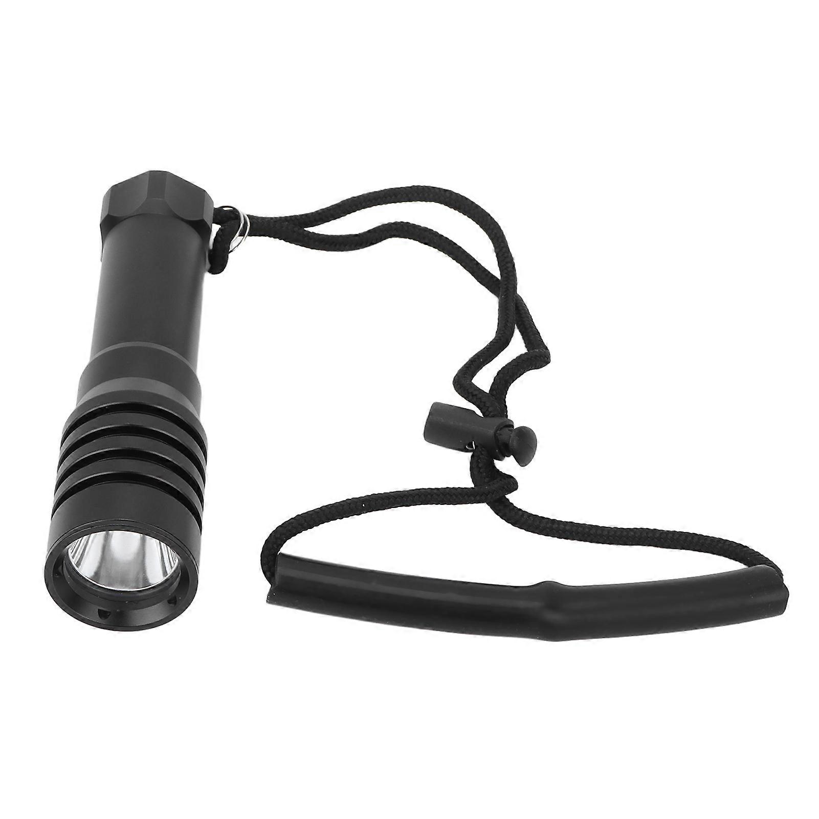 5000LM Diving Flashlight Underwater Diving Light 100m Depth Torch for Night Fishing Canping