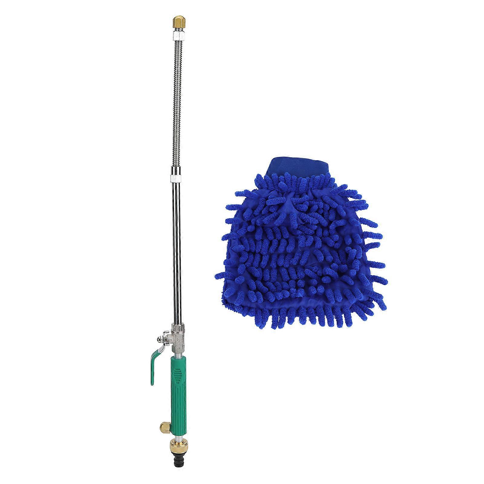High Pressure Washing Cleaning Water Sprayer Set with Corrugated Pipe, Gloves, and Garden Irrigation Sprinkler Watering System