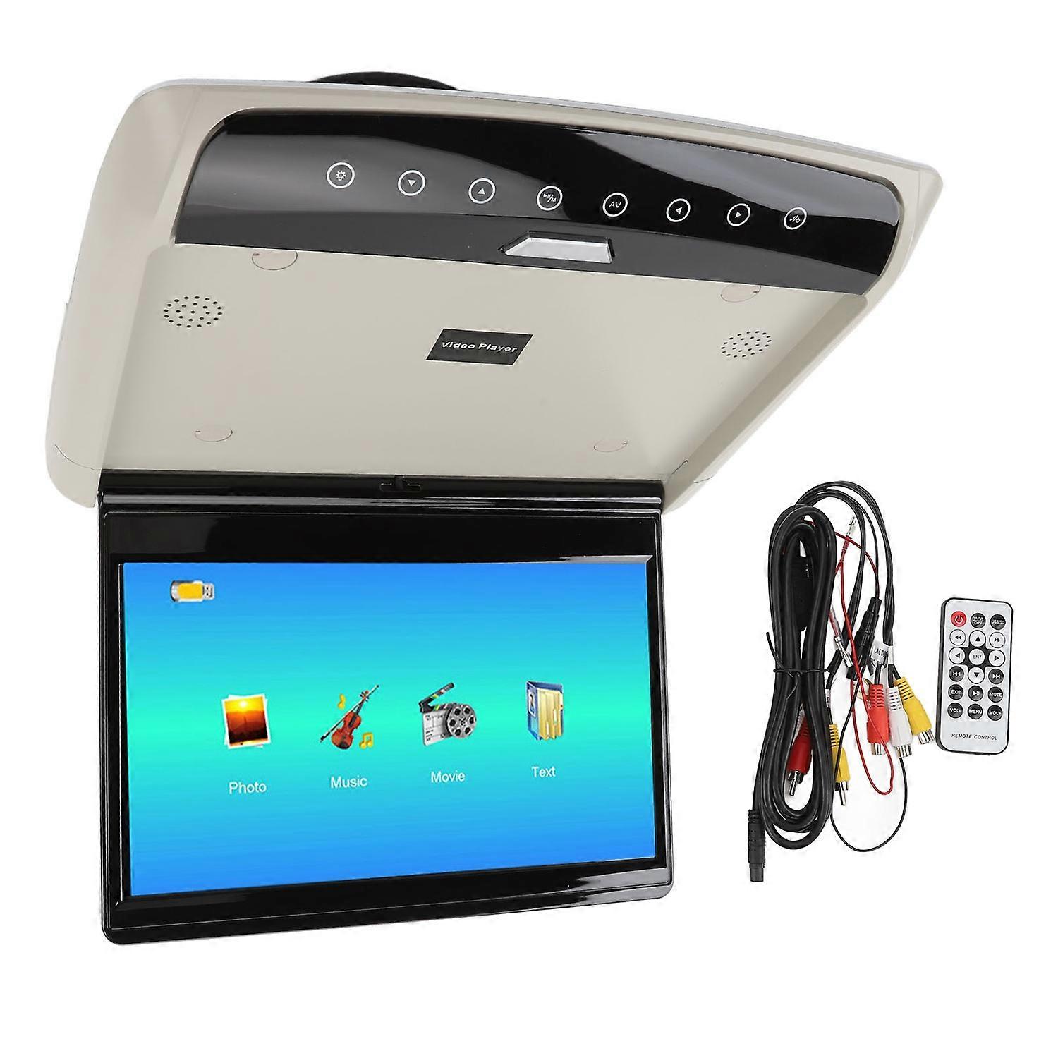 Car Overhead Player 11.6 Inch HD IPS Screen 170 Deg Opening Angle Rear Seat Entertainment for Busine