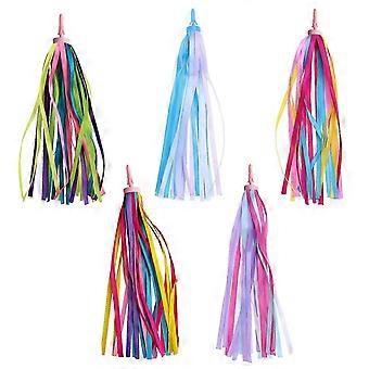 2pack Bicicletta Manubrio Colorato Nappa Streamers Bambini Scooter Bike Ribbon