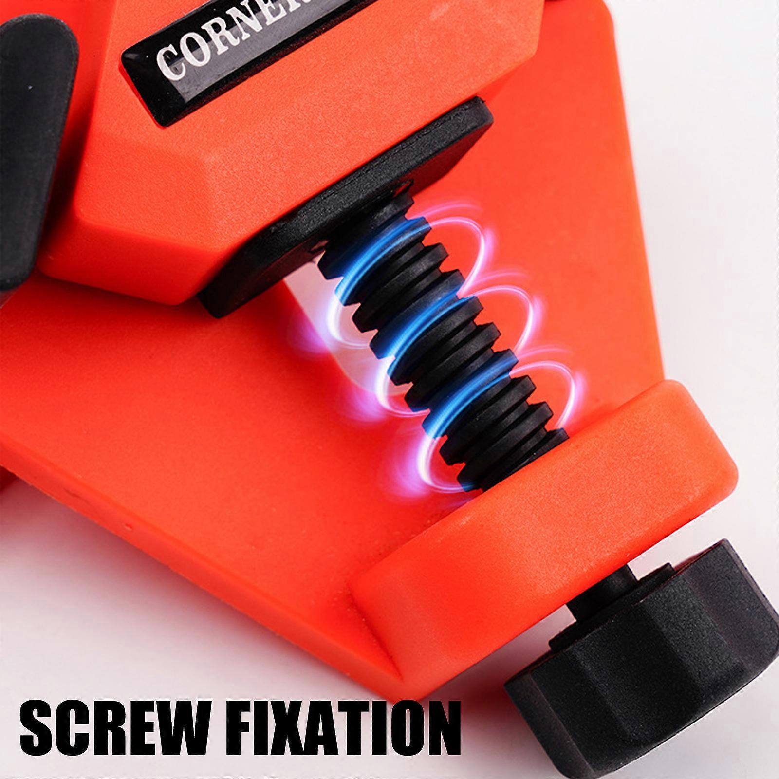Corner Clamp 90 Degree Right Angle Clamp with Adjustable Swing Jaw Single Handle Clamps for Carpentry Metalwork