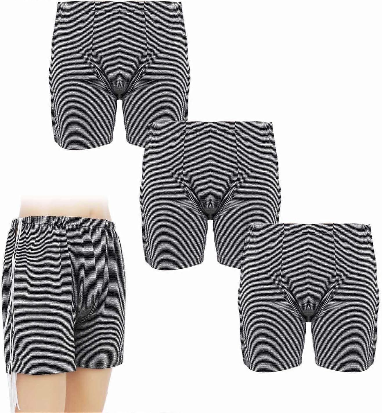 3 Piece Open-Sided Nursing Underwear with Side Strings After Fracture Surgery -