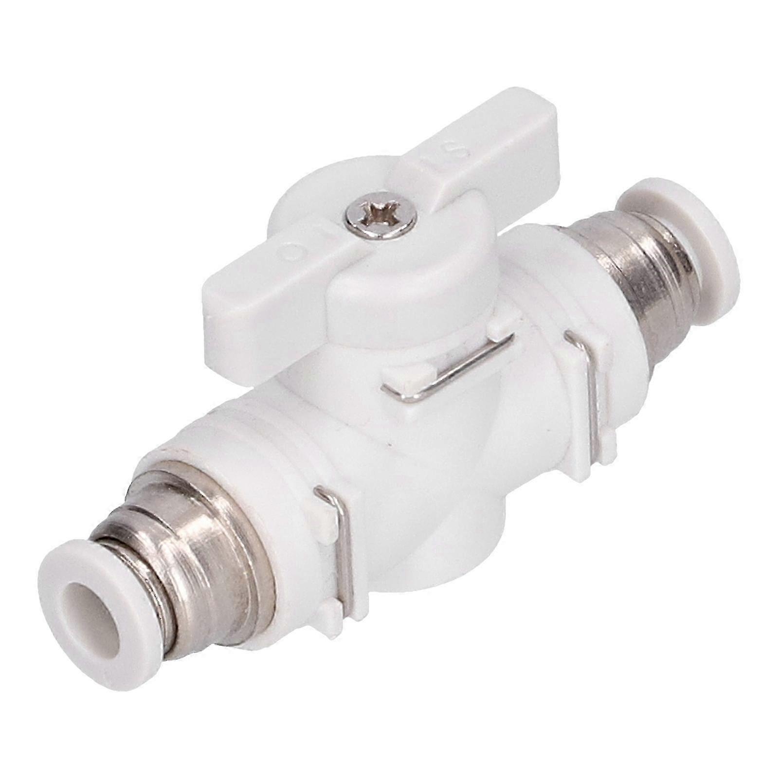 Flow Control Valve Fitting Pneumatic Connector Air Line Plugin Quick Joint Union Adapter 6mm