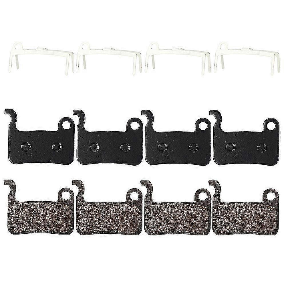 4 Pairs MTB Bicycle Resin Disc Brake Pads For Shimano Deore M596 M595 M535 SLX M665 XT M775/776/765 XT/R M975 M966 M965 js