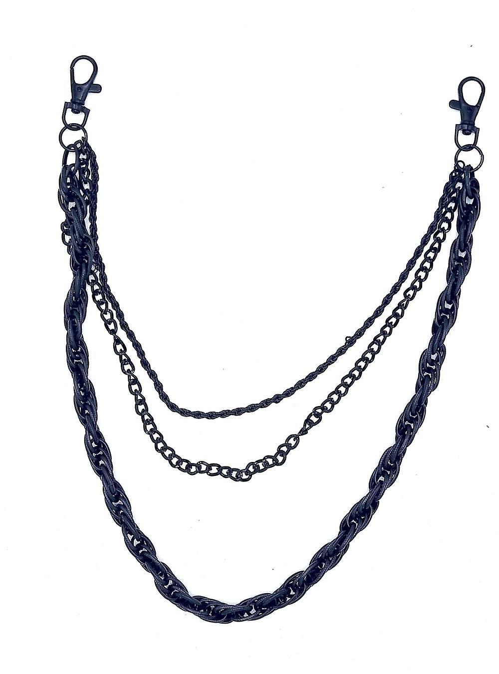 Black Trouser Chain Three Chains