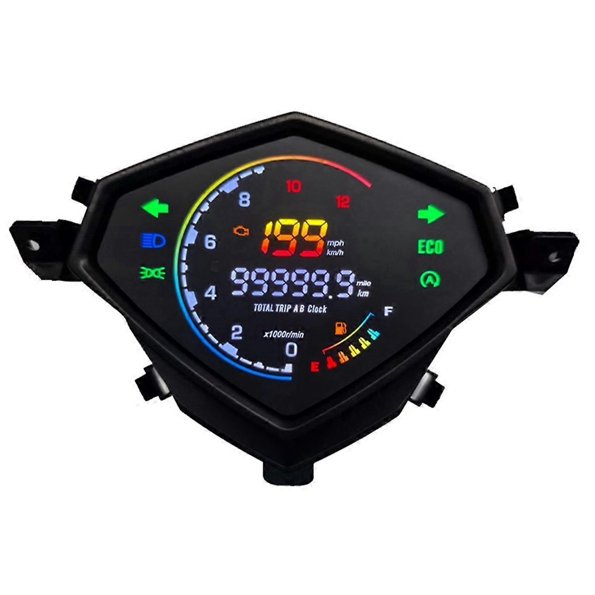 Motorcycle Digtal Odometer LED Colourful Instrument Assembly