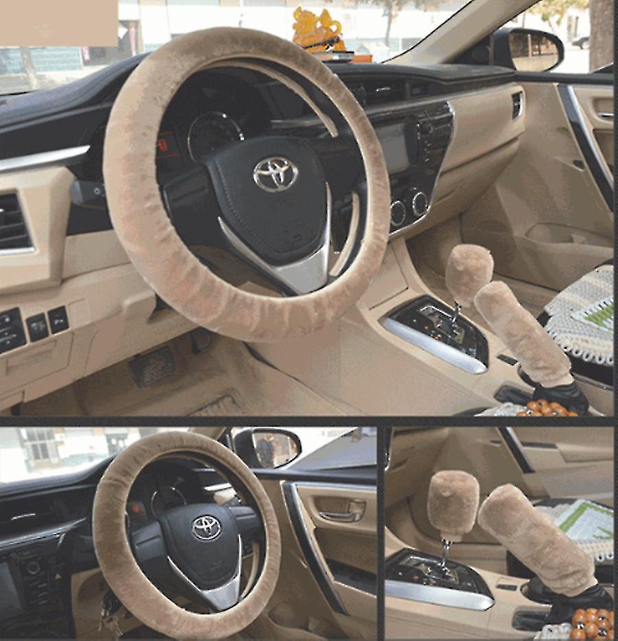 Lenkradabdeckung, universelle Autolenkradabdeckung Plüsch Teleskop