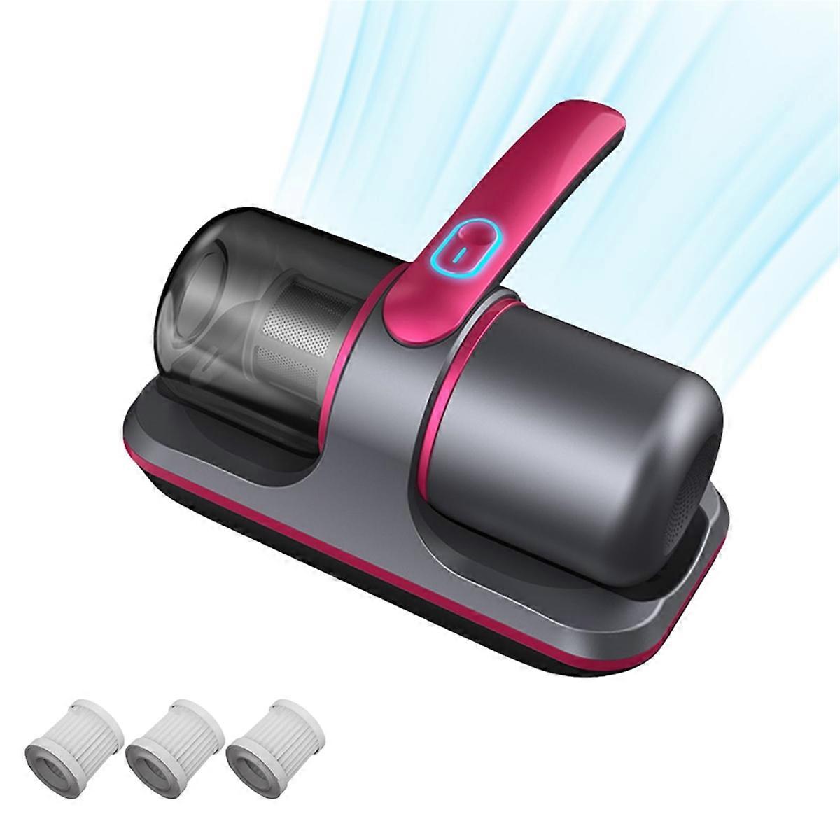 UV Handheld Vacuum Vacuum Bed Vacuum Cleaner,gray red